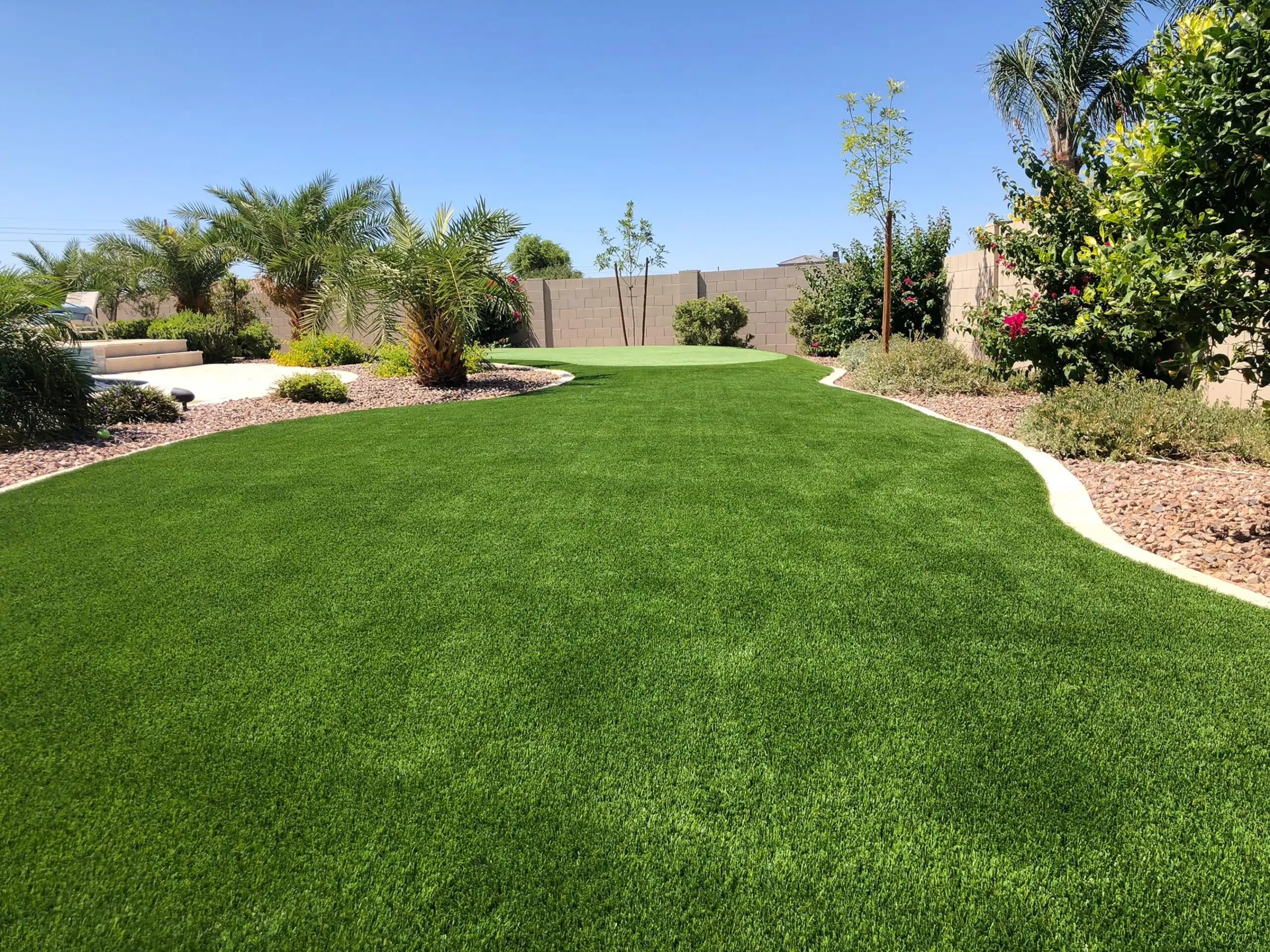 Jax outdoor artificial grass backyard lawn