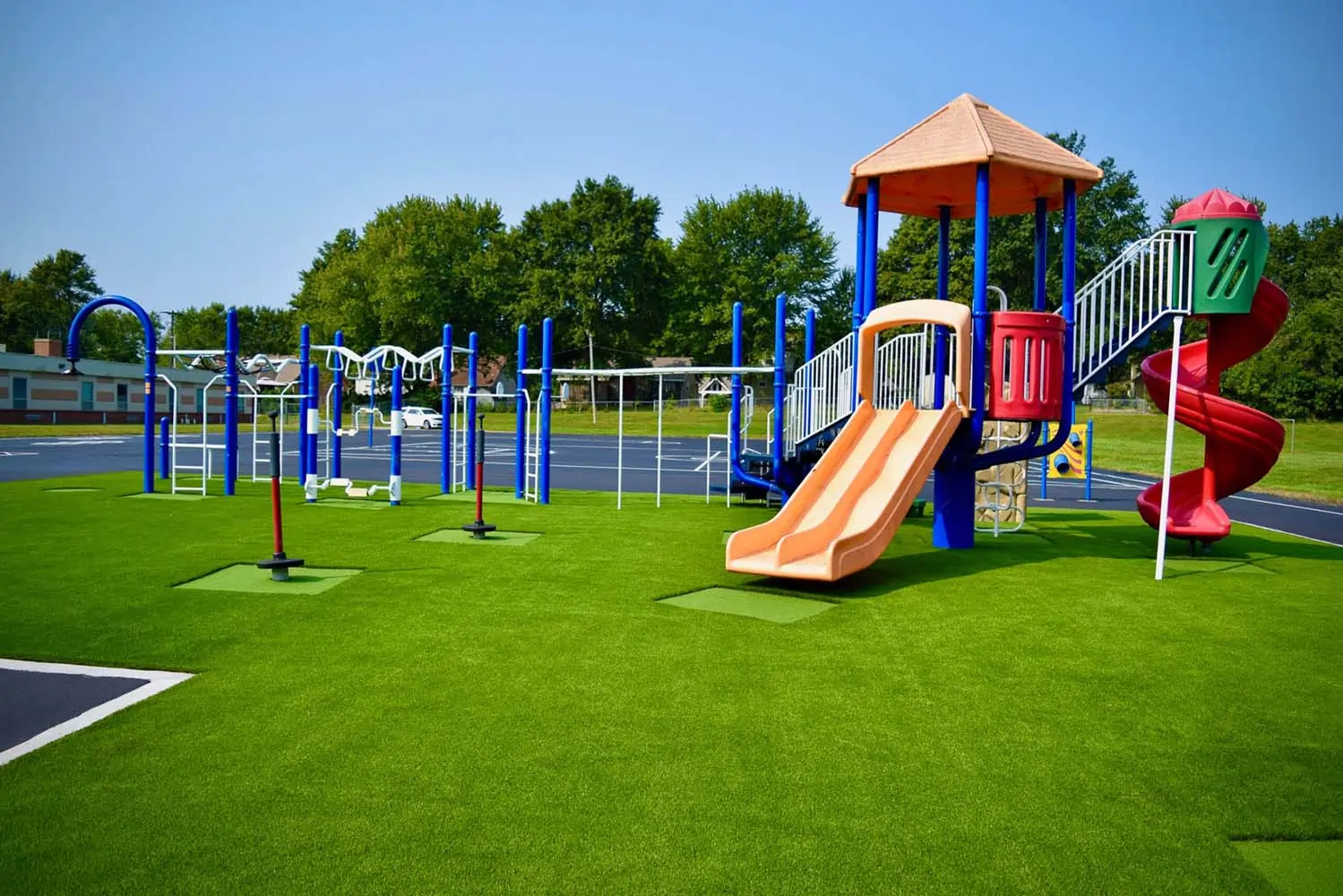 Jax Outdoor Solutions artificial grass playground